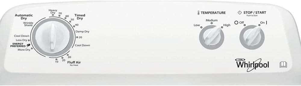 Whirlpool 3LWED4705FW 15kg Vented Front Load Clothes Dryer