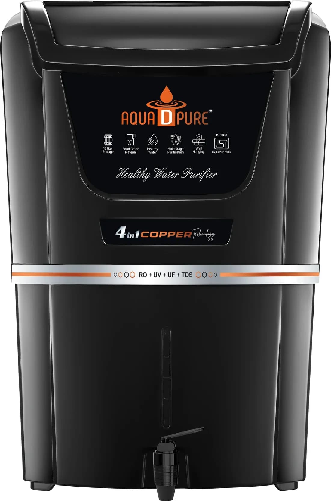 4 in 1 Copper RO Sleek Modern Design