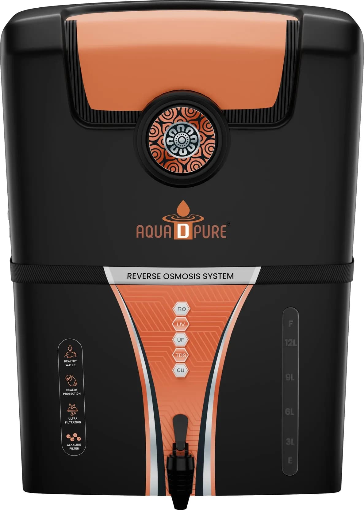 8 Stage Purification Copper+Alkaline RO with TDS up to 2000 ppm