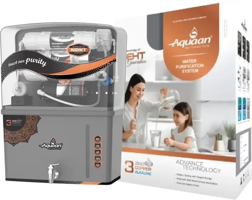 AQUA Grey With Transparent Top Lid