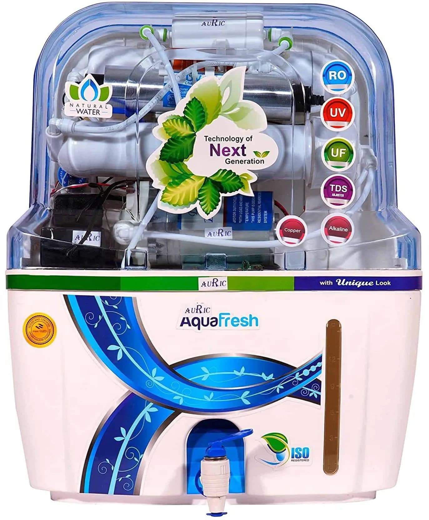 AURIC RO+UV+UF+ALKALINE+COPPER