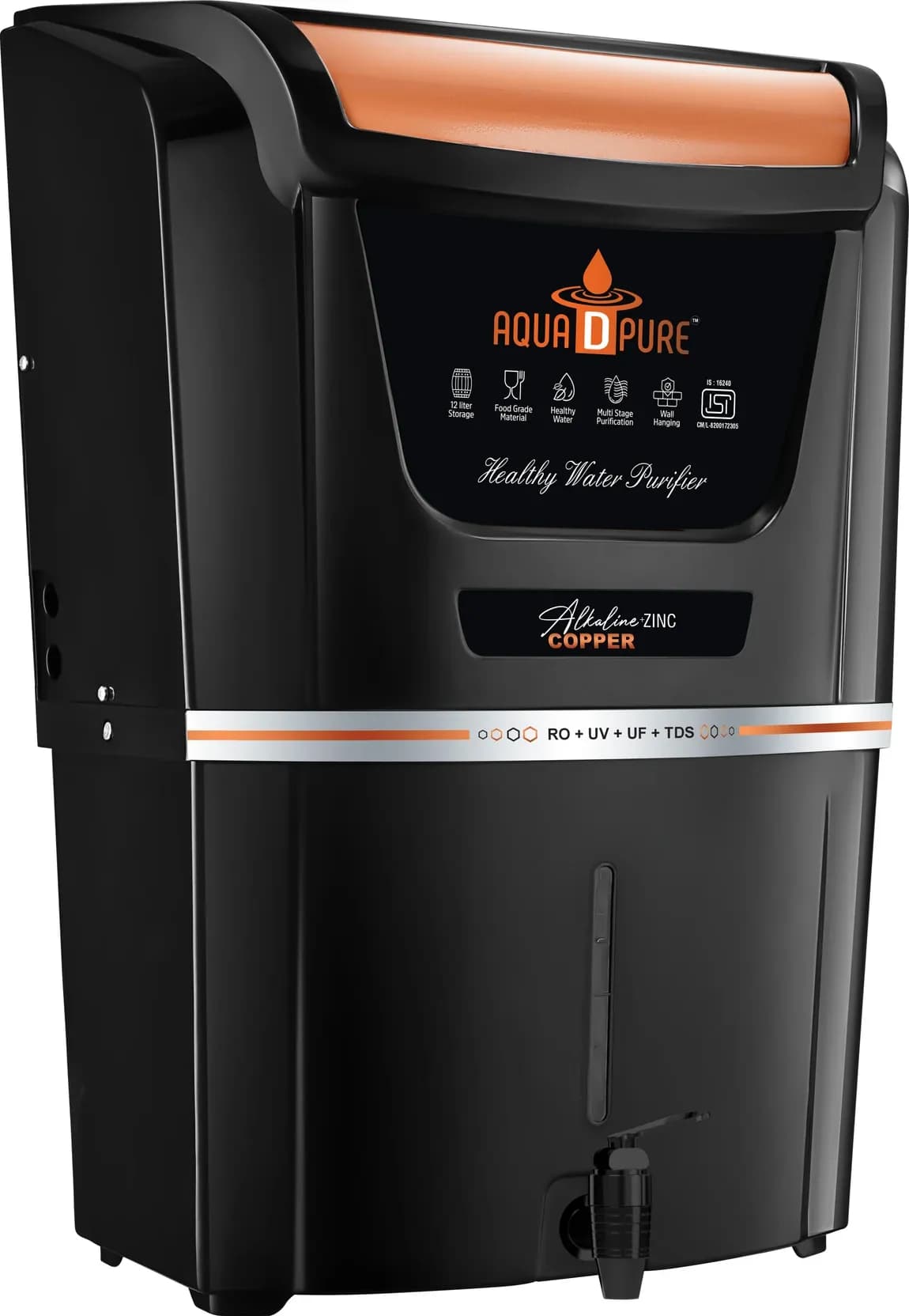 Alkaline Zinc Copper Elegant Black & Copper