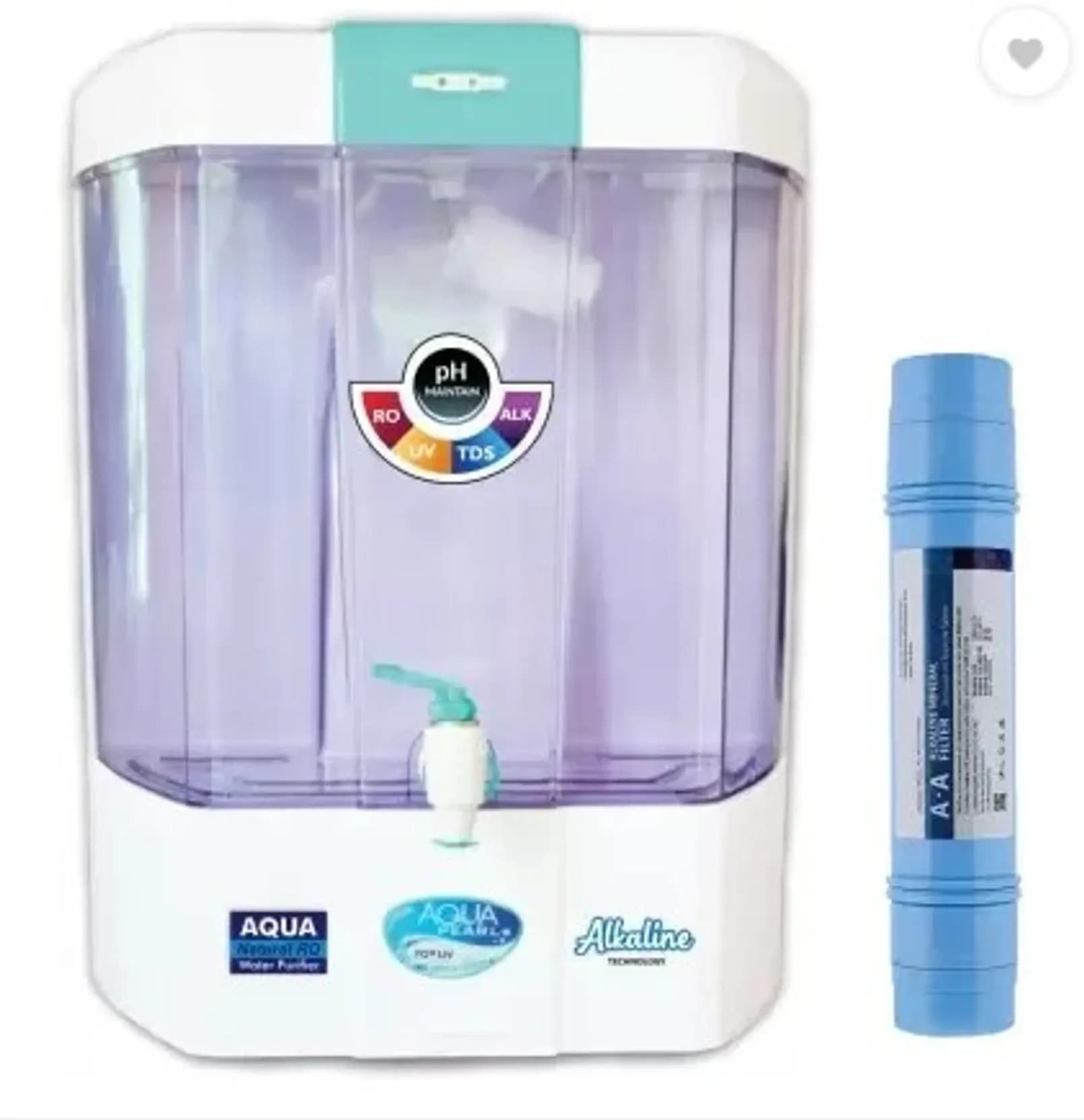 Aqua pearl Alkaline RO UV UF TDS 7stege 12ltrs (1)