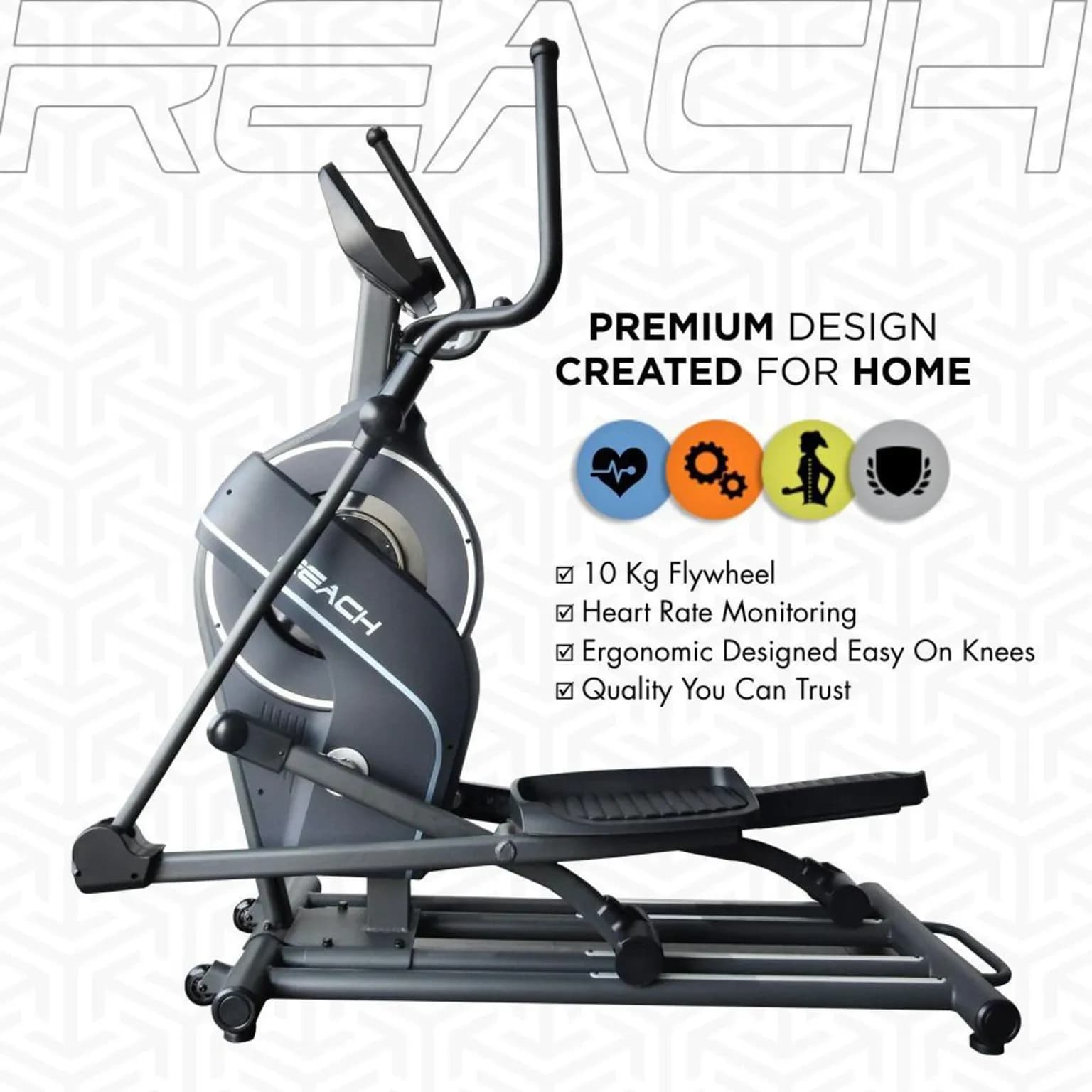 Reach cf-200-electro-magnetic-resistance-elliptical Elliptical Trainer