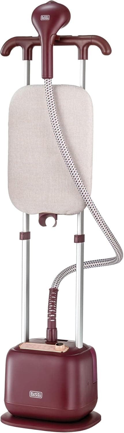 Double Pole Garment Steamer, 2400W, 2L Tank, 10 Steam Settings