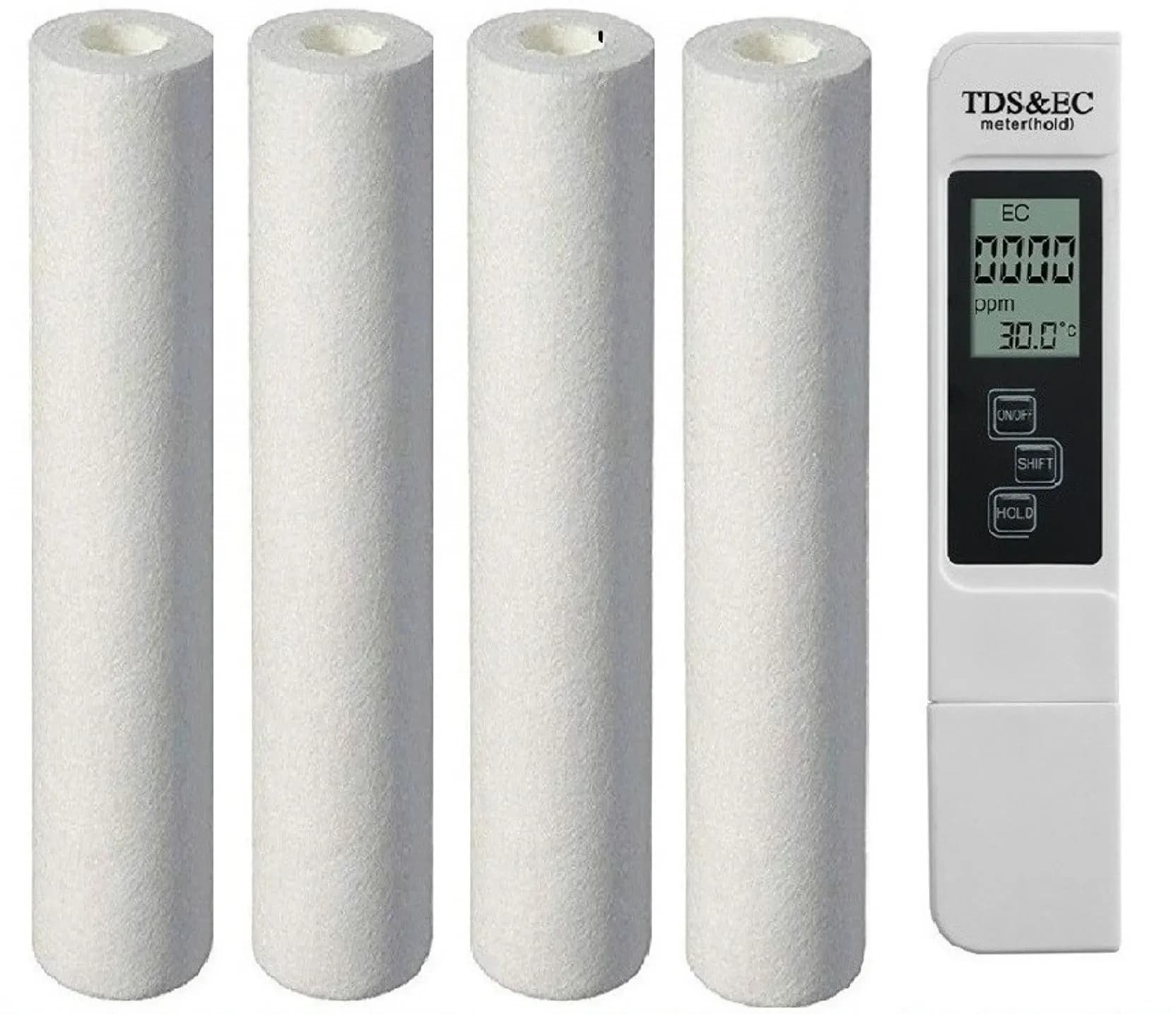 Digital TDS EC Meter Water Purity Tester RO Prefilter 10
