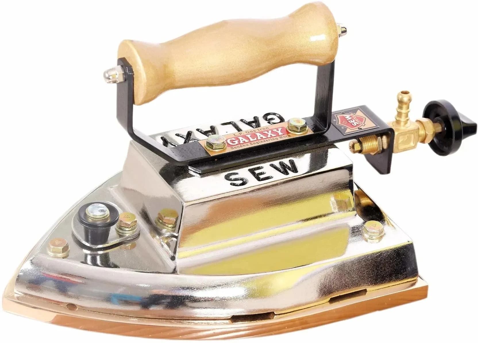 LPG Iron Brass Base 7.3kg - LPG-IRON-BRASS-BASE-7.3KG-Sew-Galaxy.webp