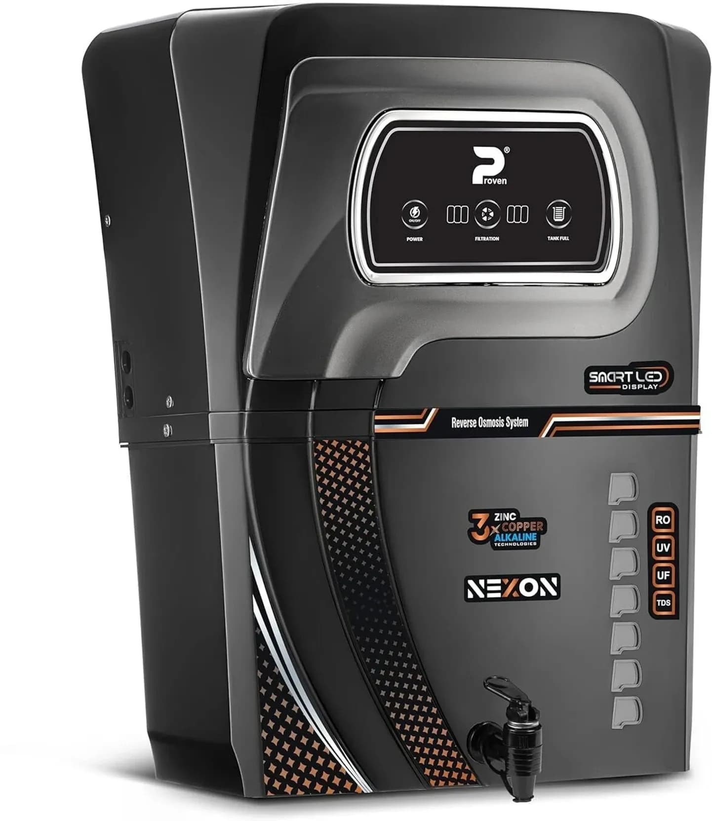 Nexon Indicators Black Zinc Finish