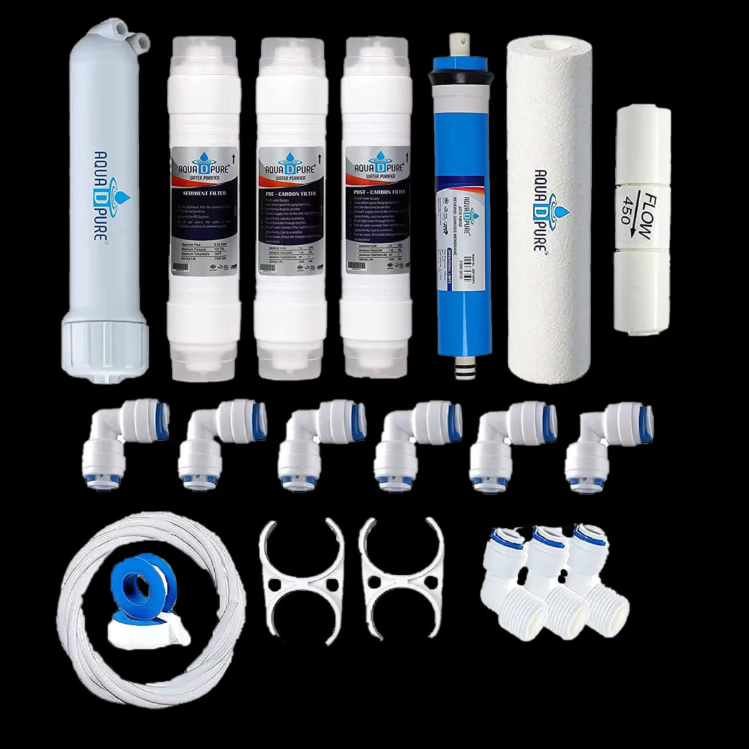 RO Service Kit with Membrane Housing & Filter