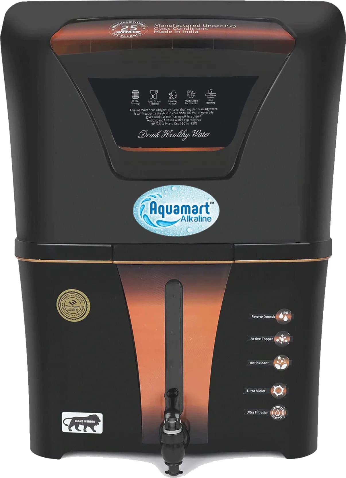RO with Bio Alkaline and Aqua Copper Infuser Technology