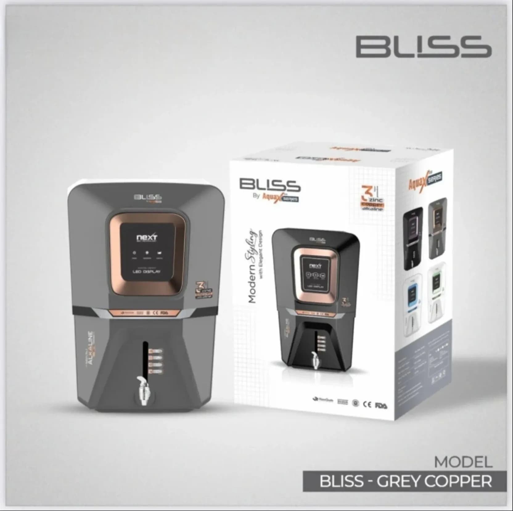 Sky Silver Model With LED Display Premium RO