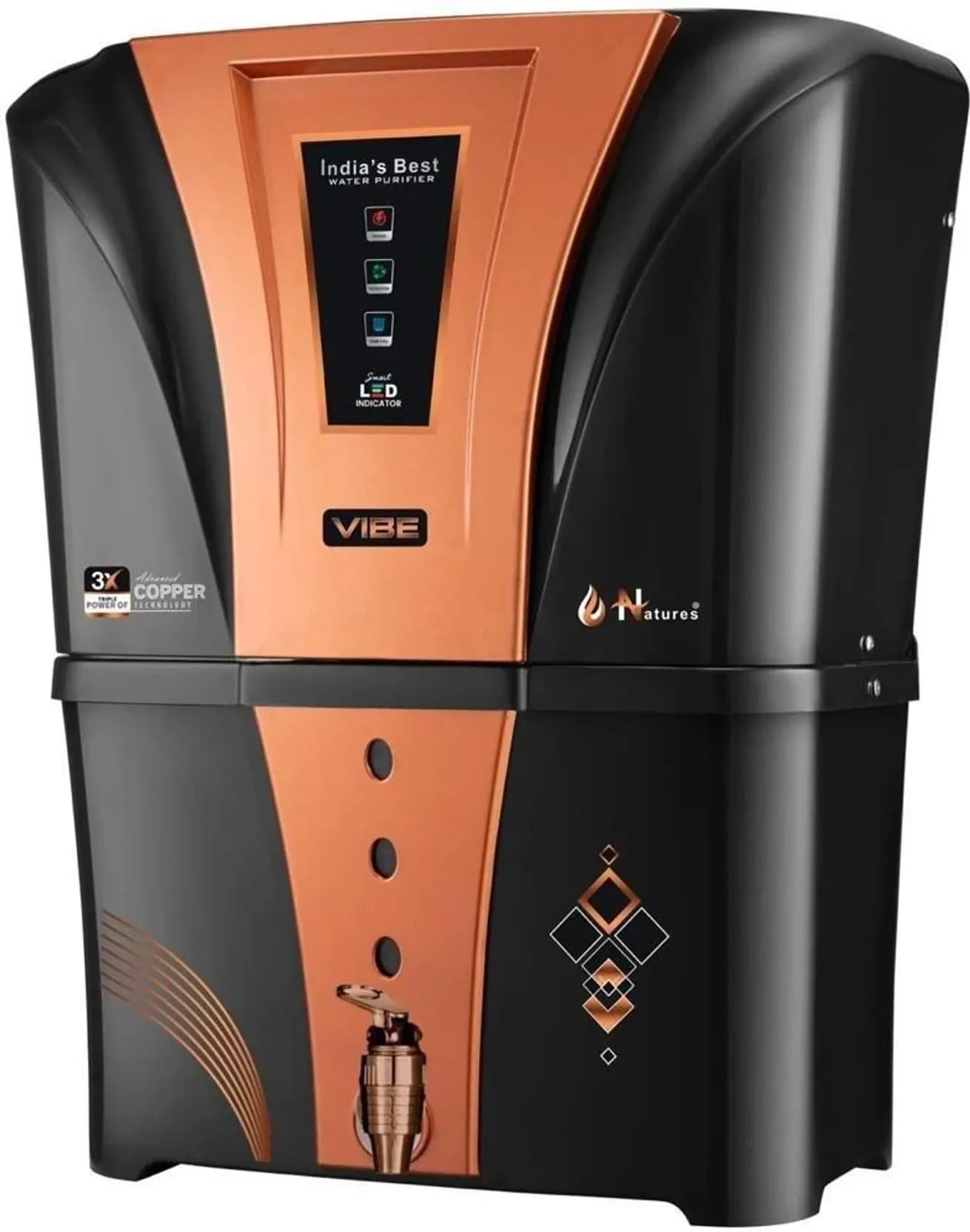 Vibe Ro 13L+Uv+Copper+UF+Alkaline