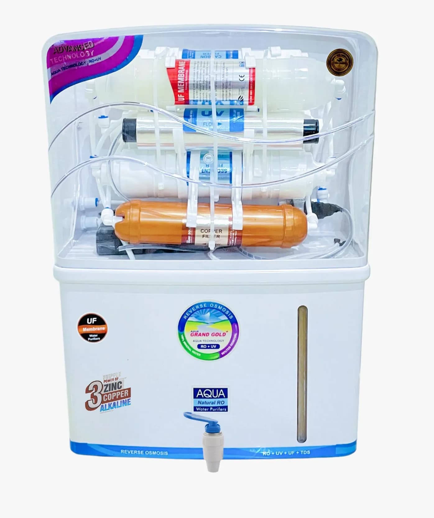 copper alkaline zinc technology with UV active copper